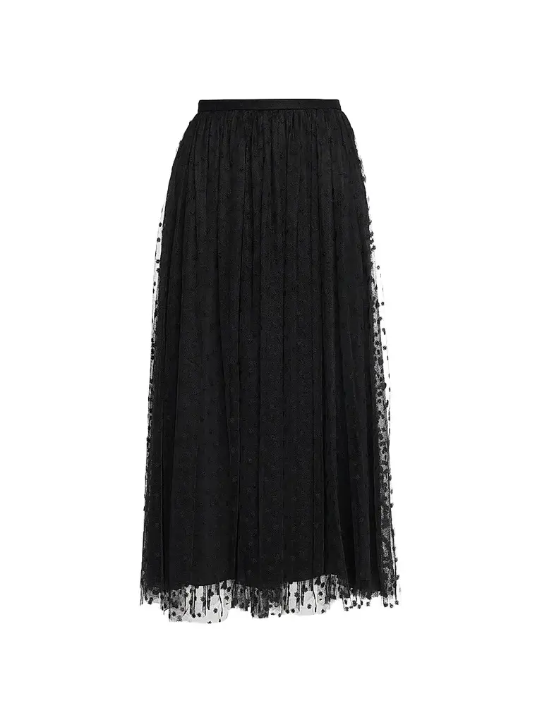 Women's Tulle Texture Midi Skirt Women's Tulle Texture Midi Skirt