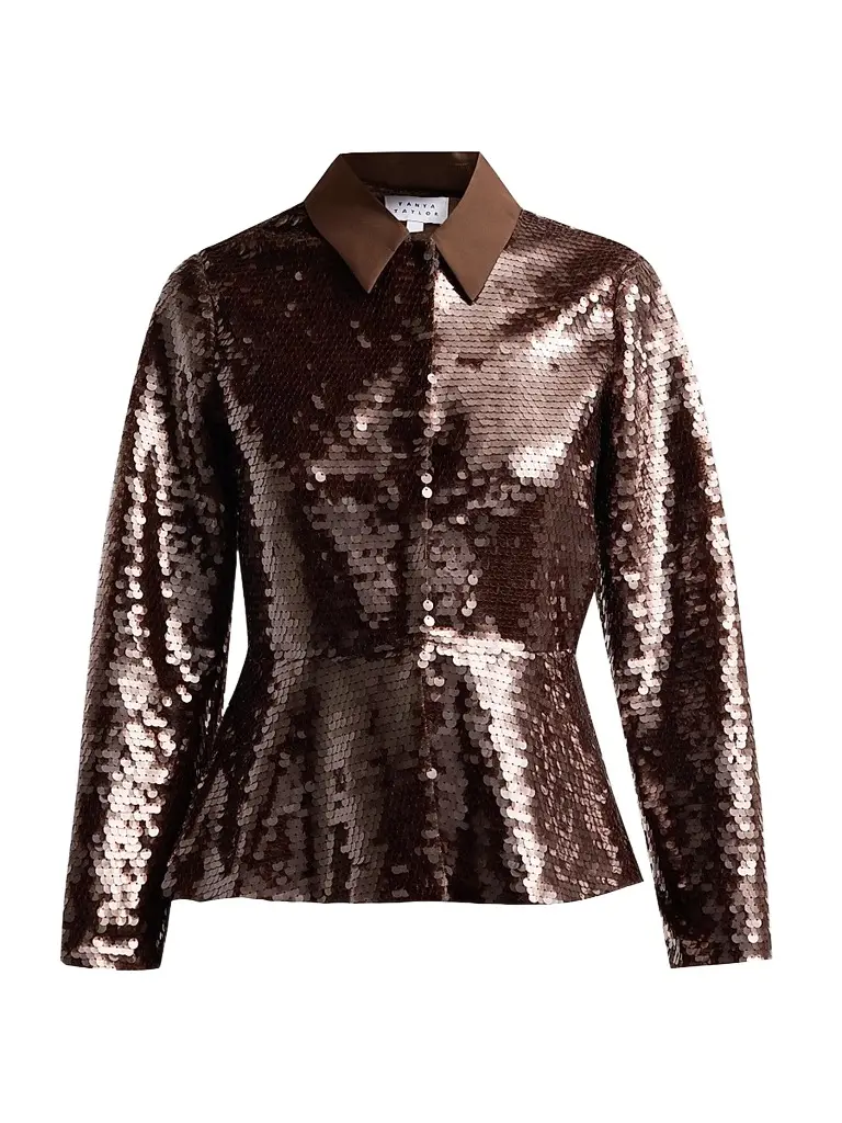 Women's Natasha Sequin-Embellished Peplum Jacket