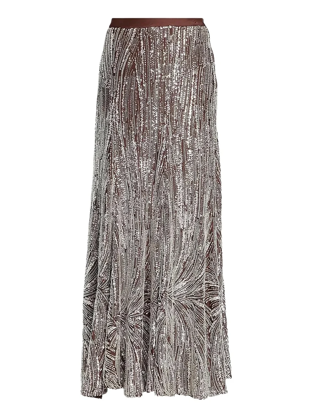 Rabanne Women's Embellished Fluid Maxi Skirt