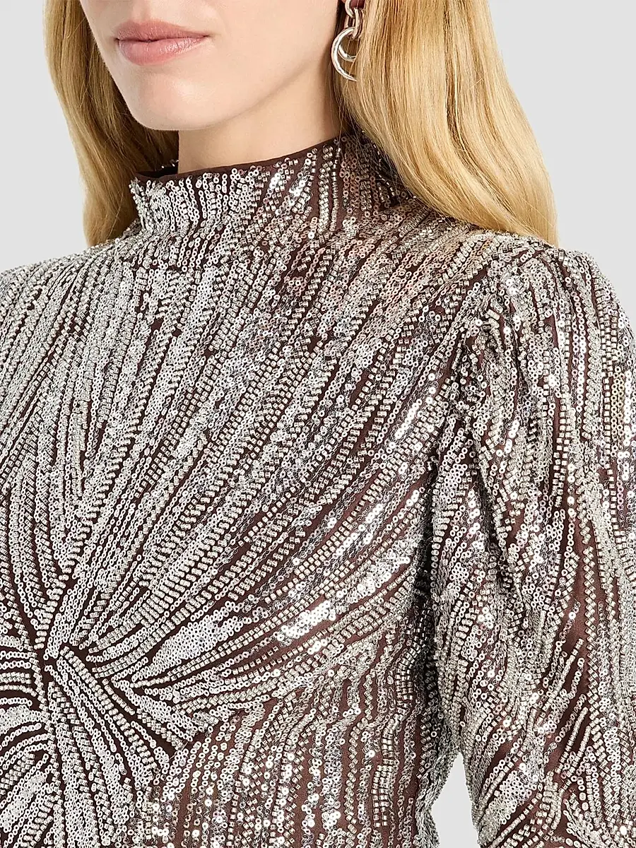 Rabanne Women's Embellished Long-Sleeve Top | Thumbnail 5 Rabanne Women's Embellished Long-Sleeve Top | Thumbnail 5