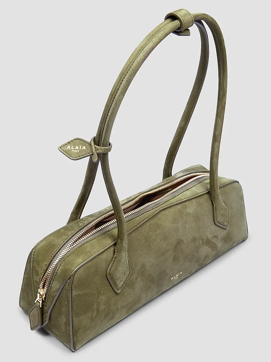 Alaïa Women's Le Teckel Leather Shoulder Bag | Thumbnail 4 Alaïa Women's Le Teckel Leather Shoulder Bag | Thumbnail 4