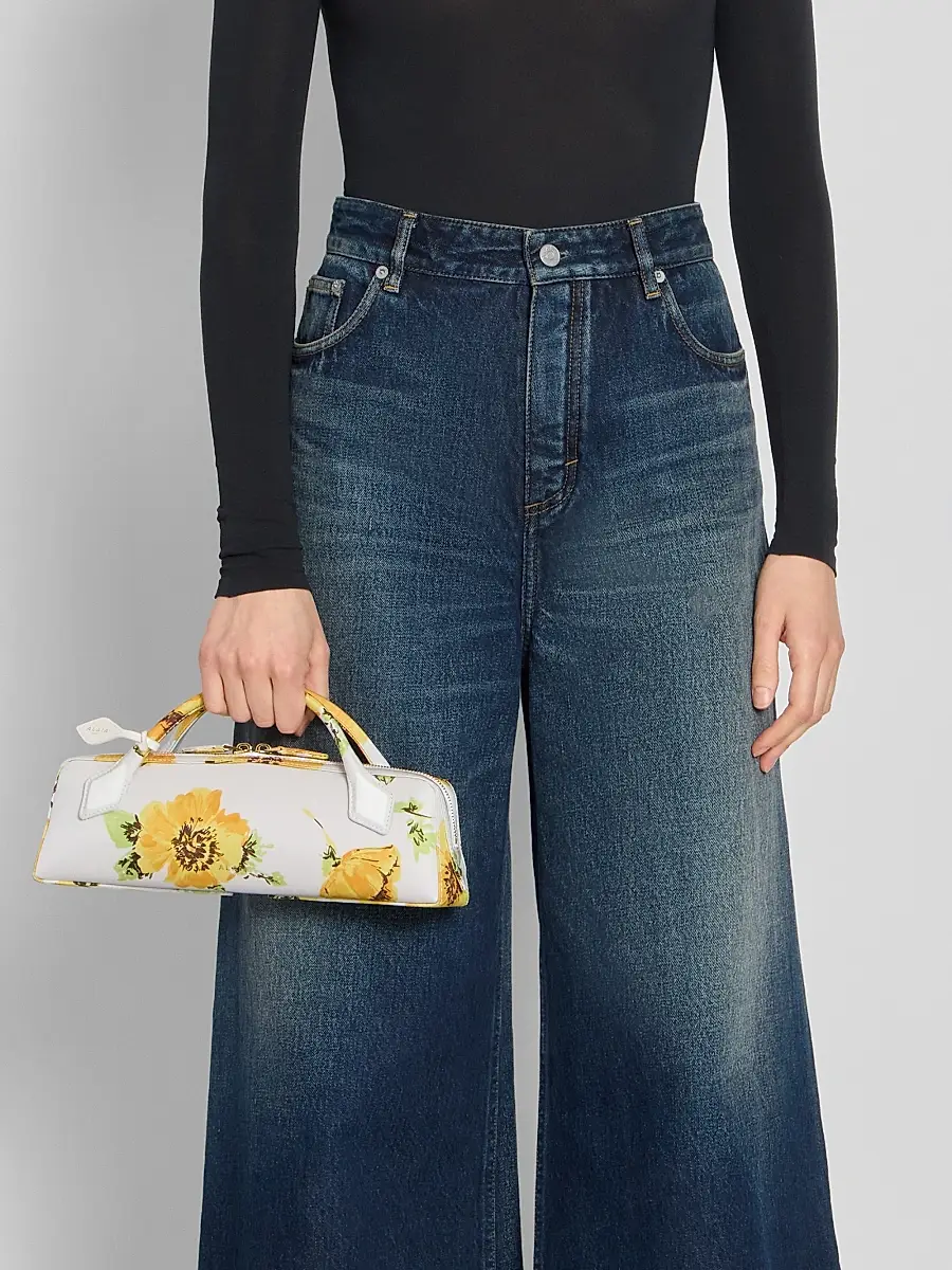 ALAÏA Women's Le Teckel Floral Clutch | Thumbnail 2 ALAÏA Women's Le Teckel Floral Clutch | Thumbnail 2