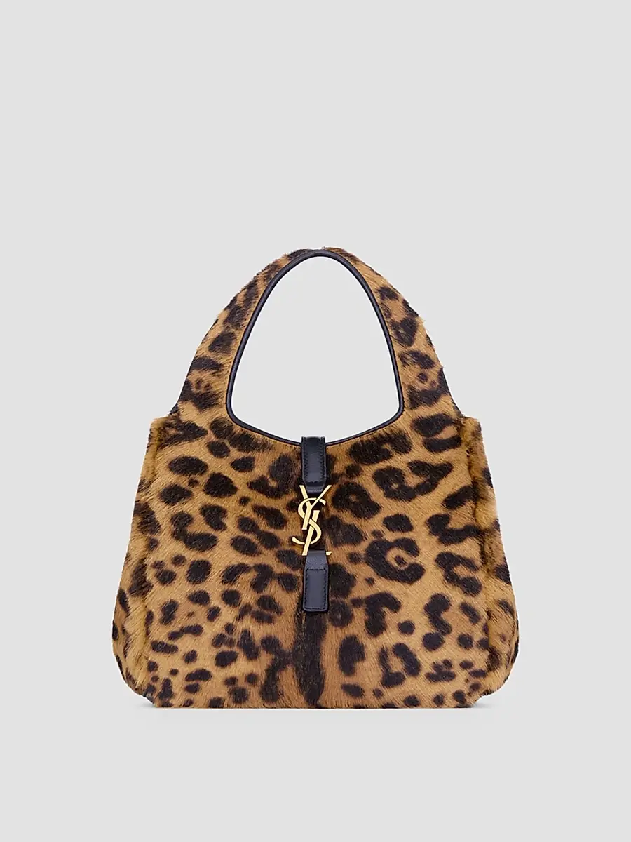 Saint Laurent Women's Le 5 A 7 Baby Bea Top Handle Bag in Pony Hair Leather | Thumbnail 4 Saint Laurent Women's Le 5 A 7 Baby Bea Top Handle Bag in Pony Hair Leather | Thumbnail 4