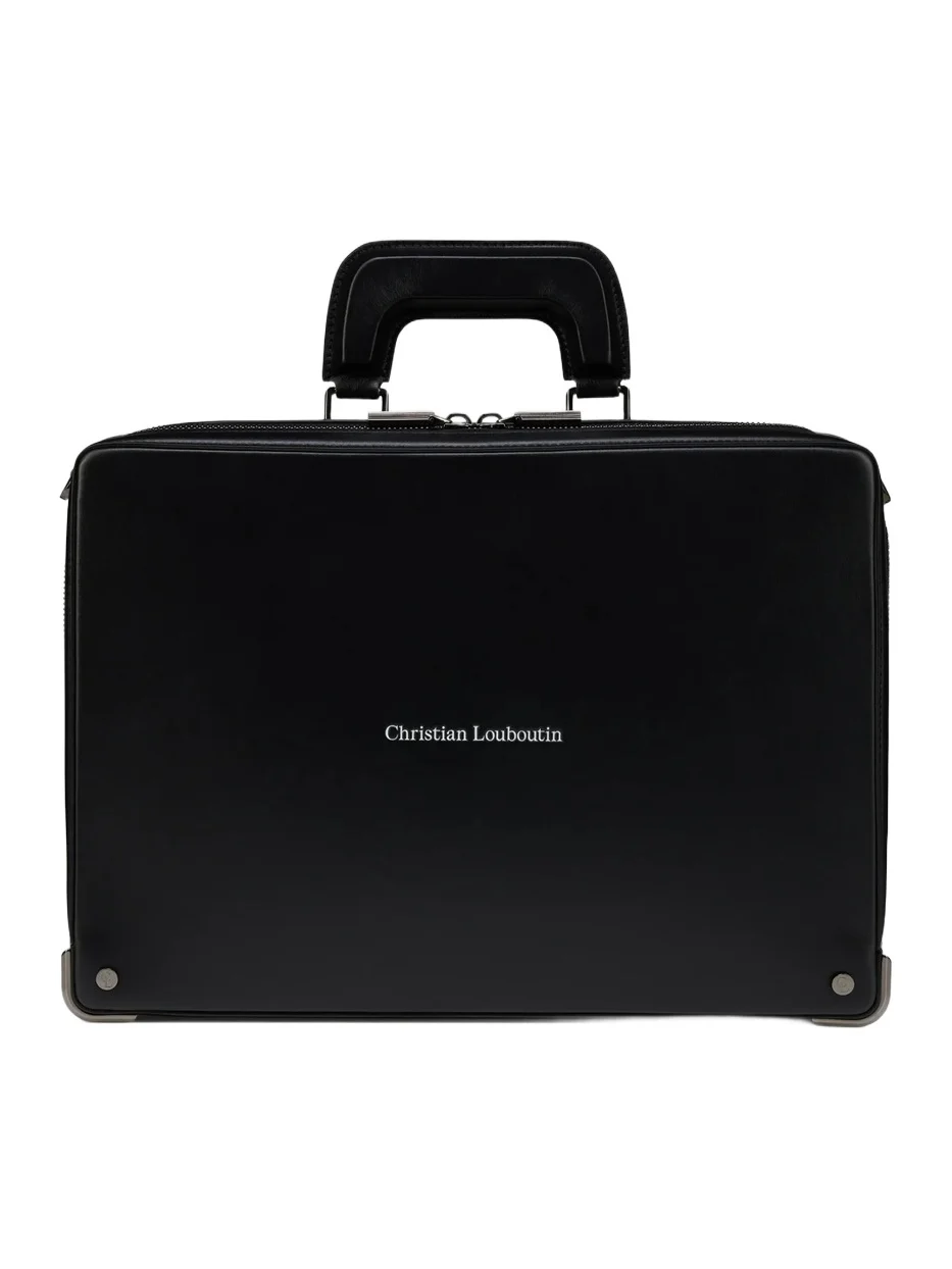 Christian Louboutin Men's Tactical Leather Briefcase