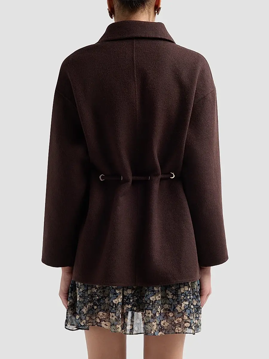 Ba&sh Women's Kam Wool-Blend Wrap Coat | Thumbnail 3 Ba&sh Women's Kam Wool-Blend Wrap Coat | Thumbnail 3