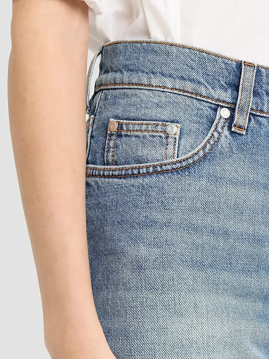 Stella McCartney Women's Patchwork Straight-Leg Jeans | Thumbnail 5 Stella McCartney Women's Patchwork Straight-Leg Jeans | Thumbnail 5