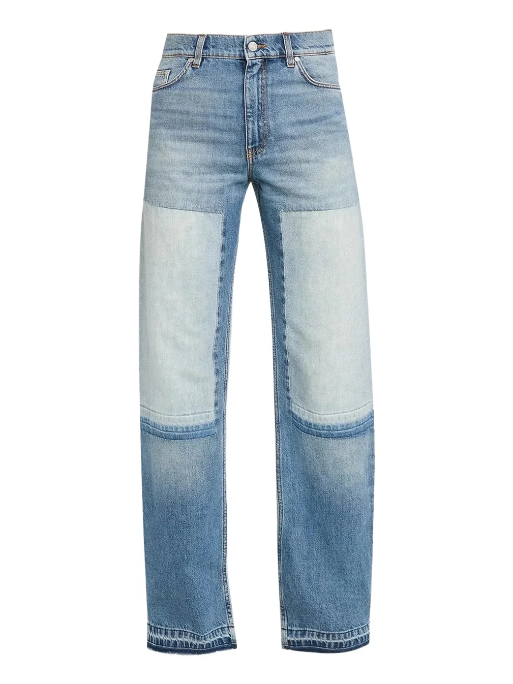 Stella McCartney Women's Patchwork Straight-Leg Jeans