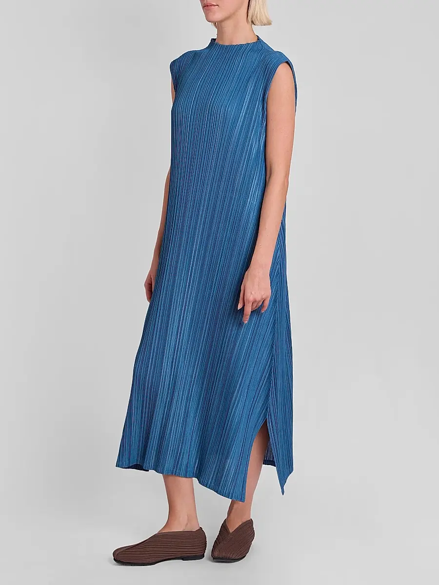 Pleats Please Issey Miyake Women's Mellow Pleats Midi Dress | Thumbnail 4