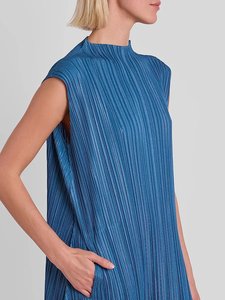Pleats Please Issey Miyake Women's Mellow Pleats Midi Dress | Thumbnail 5