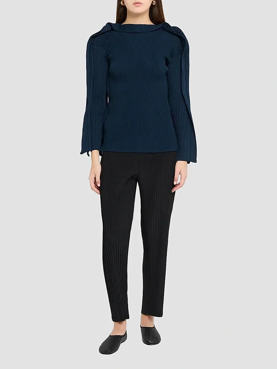 Issey Miyake Women's Prance Rib-Knit Top | Thumbnail 2 Issey Miyake Women's Prance Rib-Knit Top | Thumbnail 2