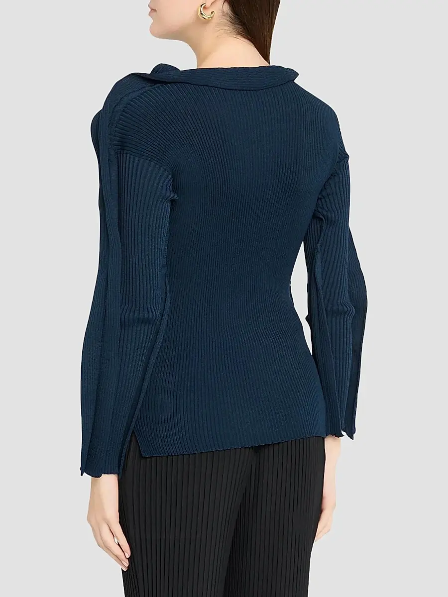 Issey Miyake Women's Prance Rib-Knit Top | Thumbnail 3 Issey Miyake Women's Prance Rib-Knit Top | Thumbnail 3