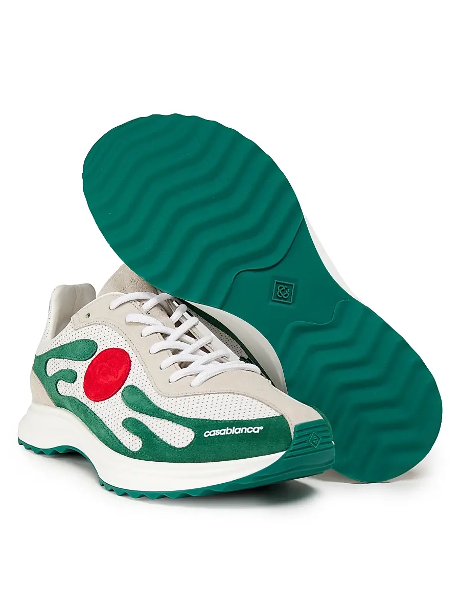 Casablanca Men's Stade Logo Low-Top Sneakers | Thumbnail 6 Casablanca Men's Stade Logo Low-Top Sneakers | Thumbnail 6