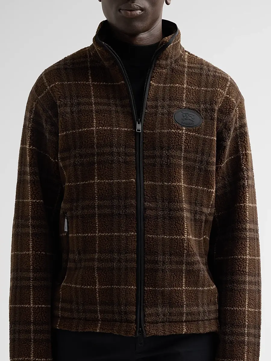 Burberry Men's Fairfax Check Funnel Neck Jacket | Thumbnail 5 Burberry Men's Fairfax Check Funnel Neck Jacket | Thumbnail 5