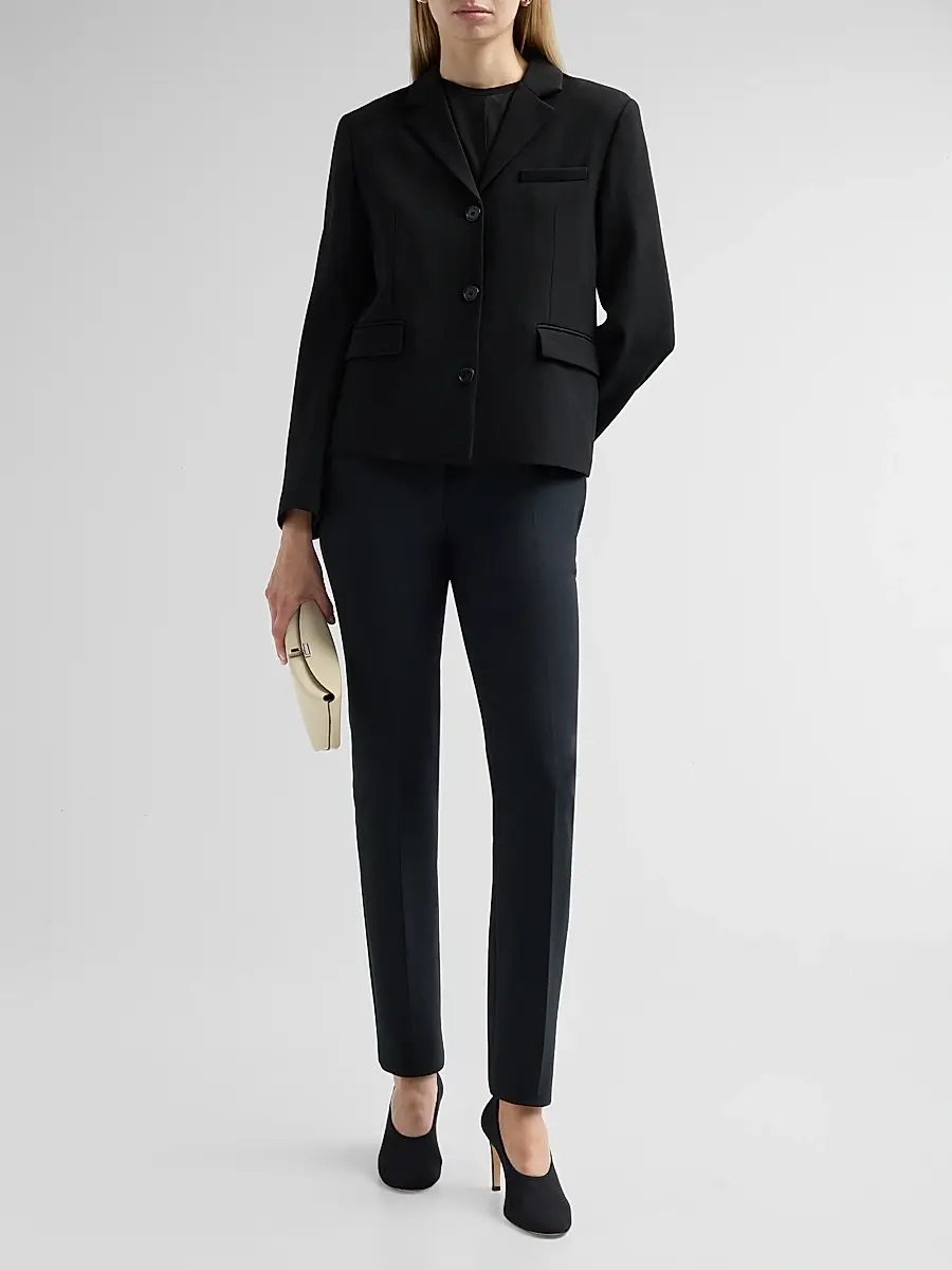 TOTEME Women's Stretch-Wool Blazer | Thumbnail 2 TOTEME Women's Stretch-Wool Blazer | Thumbnail 2