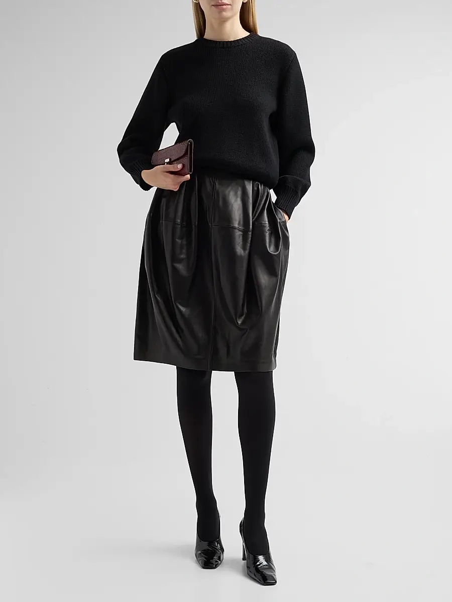 TOTEME Women's Wool-Cotton Sweater | Thumbnail 2 TOTEME Women's Wool-Cotton Sweater | Thumbnail 2