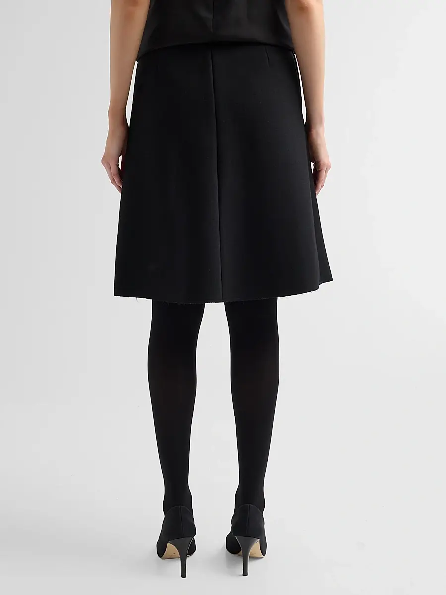 TOTEME Women's Scuba Slit Knee-Length Skirt | Thumbnail 3 TOTEME Women's Scuba Slit Knee-Length Skirt | Thumbnail 3