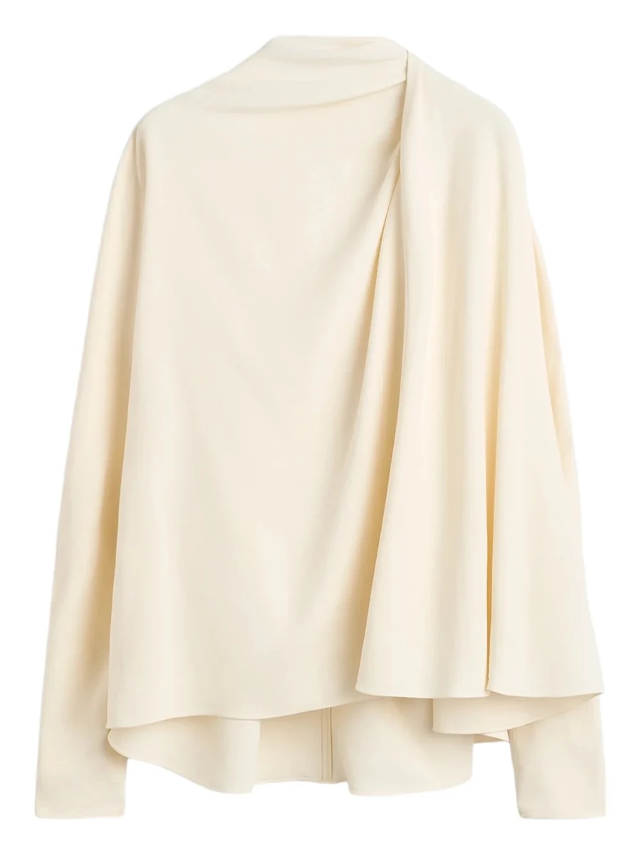 Women's Draped Cady Blouse Women's Draped Cady Blouse