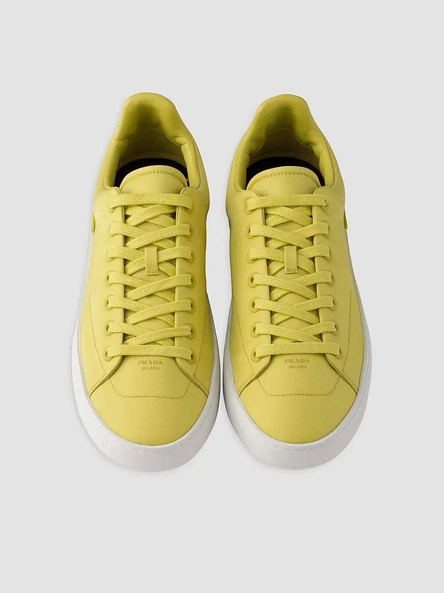 Prada Men's Court Re-Nylon Sneakers | Thumbnail 2 Prada Men's Court Re-Nylon Sneakers | Thumbnail 2