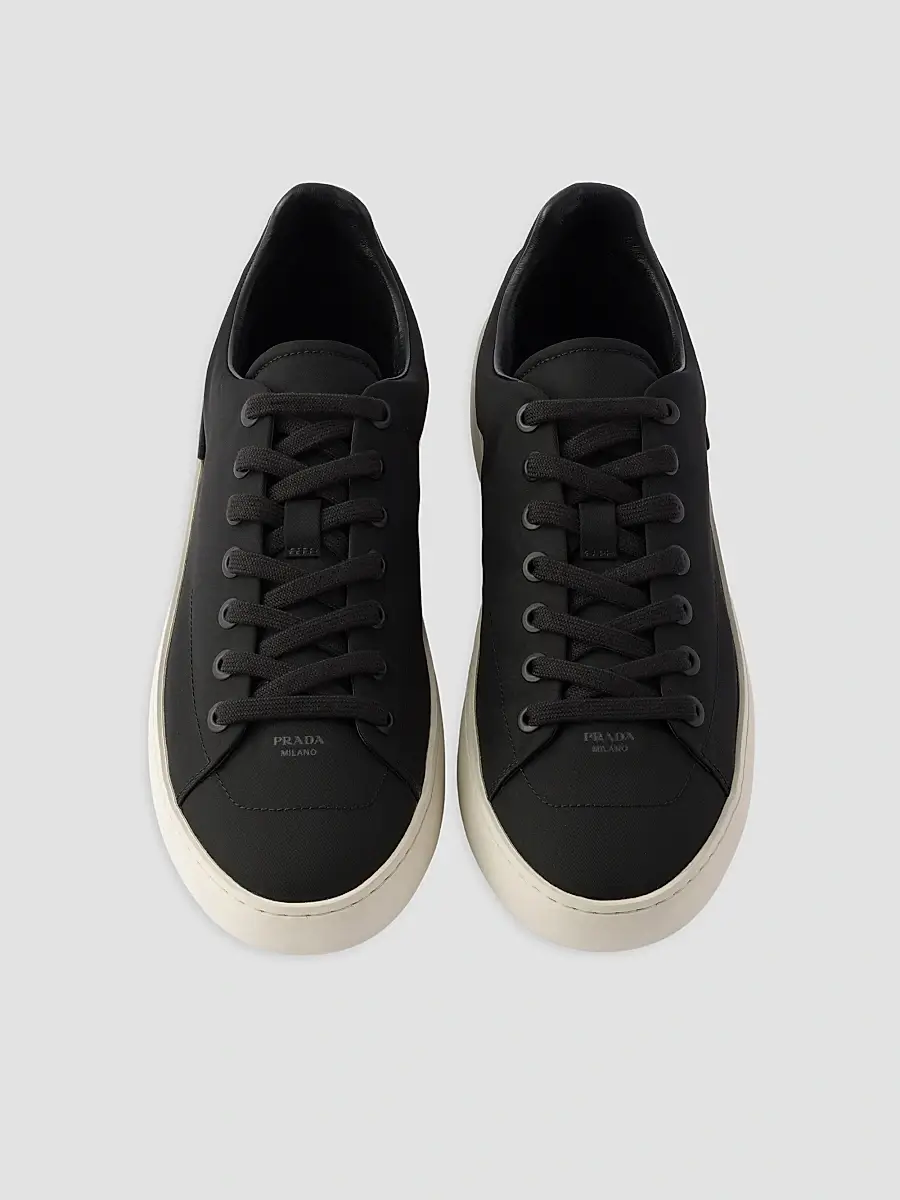Prada Men's Court Re-Nylon Sneakers | Thumbnail 2