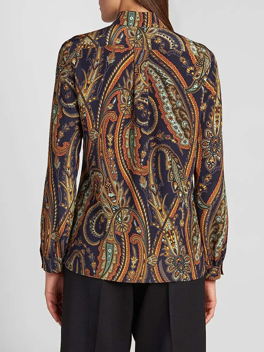Etro Women's Paisley Silk Shirt | Thumbnail 3 Etro Women's Paisley Silk Shirt | Thumbnail 3
