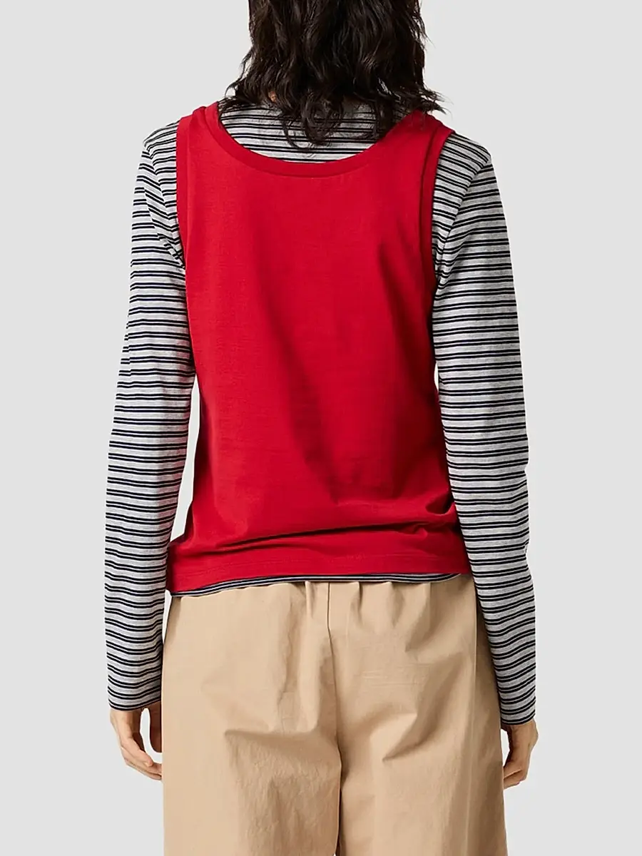 Miu Miu Women's Jersey Tank Top and T-Shirt - Grey | Thumbnail 5 Miu Miu Women's Jersey Tank Top and T-Shirt - Grey | Thumbnail 5