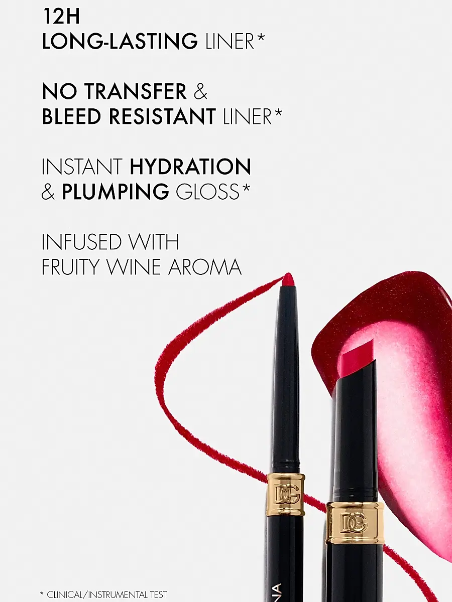 Dolce & Gabbana Women's Kiss My Gloss! 4D Gloss Stick & Lip Liner Duo | Thumbnail 5 Dolce & Gabbana Women's Kiss My Gloss! 4D Gloss Stick & Lip Liner Duo | Thumbnail 5