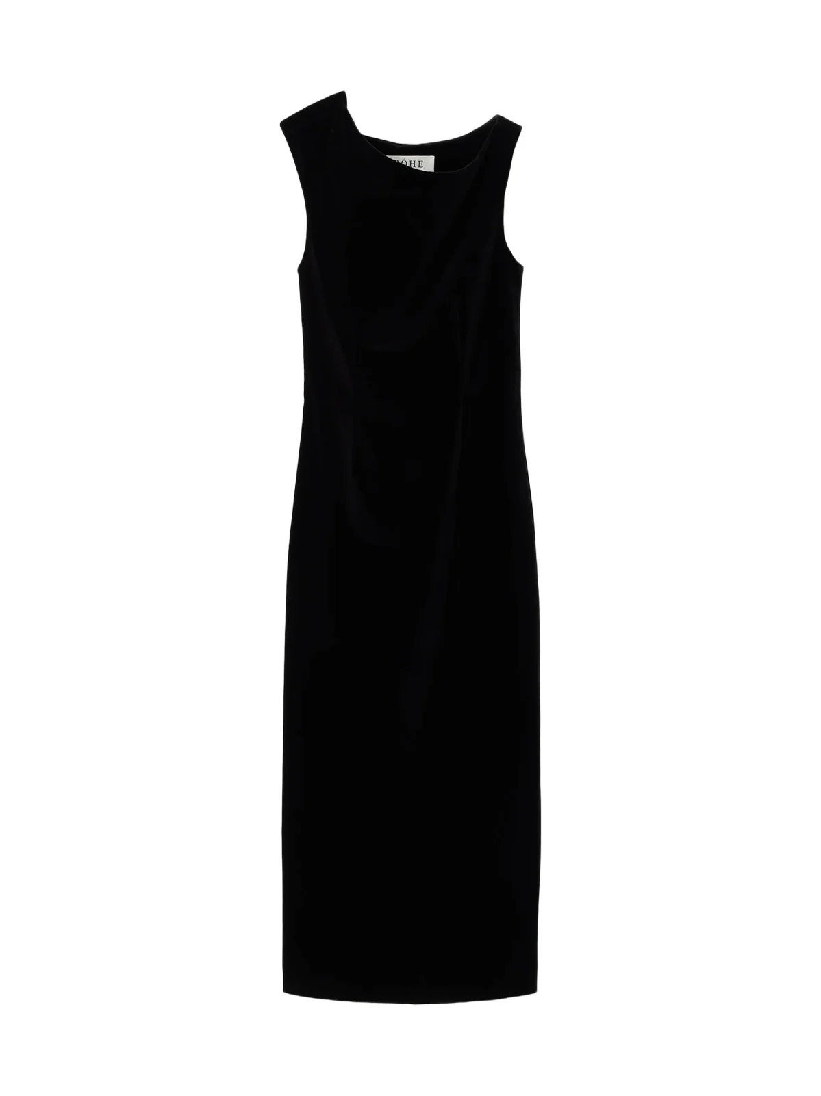 Women's Velvet One-Shoulder Column Gown