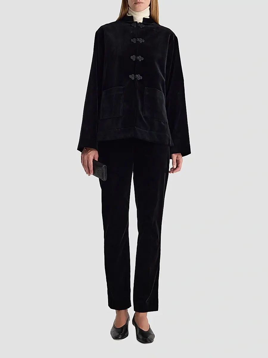 RÓHE Women's Pankou Knot Velvet Jacket | Thumbnail 2 RÓHE Women's Pankou Knot Velvet Jacket | Thumbnail 2