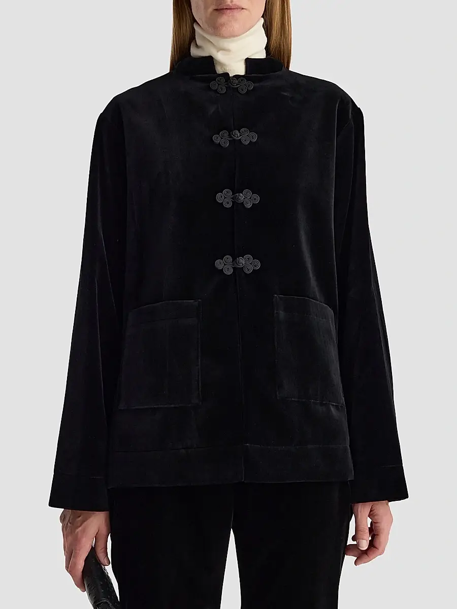 RÓHE Women's Pankou Knot Velvet Jacket | Thumbnail 4 RÓHE Women's Pankou Knot Velvet Jacket | Thumbnail 4