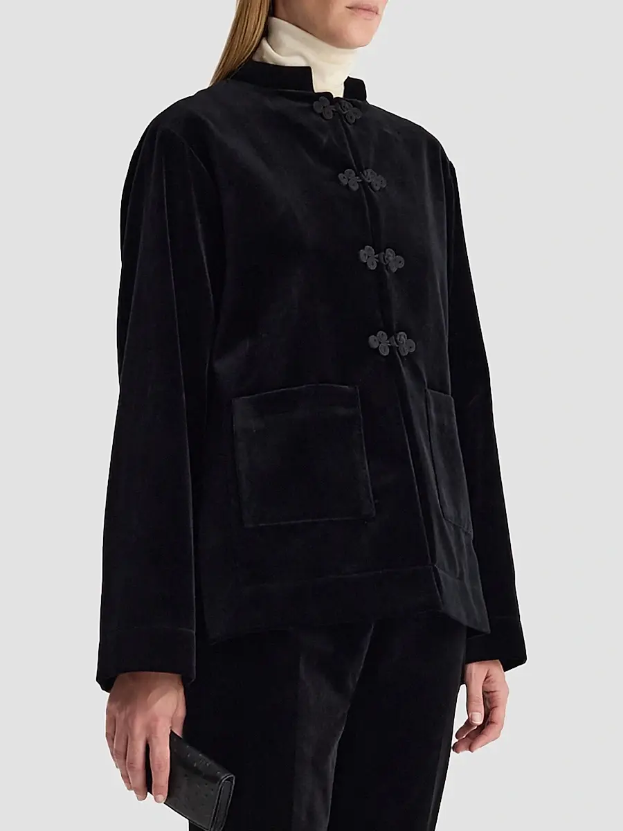 RÓHE Women's Pankou Knot Velvet Jacket | Thumbnail 6 RÓHE Women's Pankou Knot Velvet Jacket | Thumbnail 6