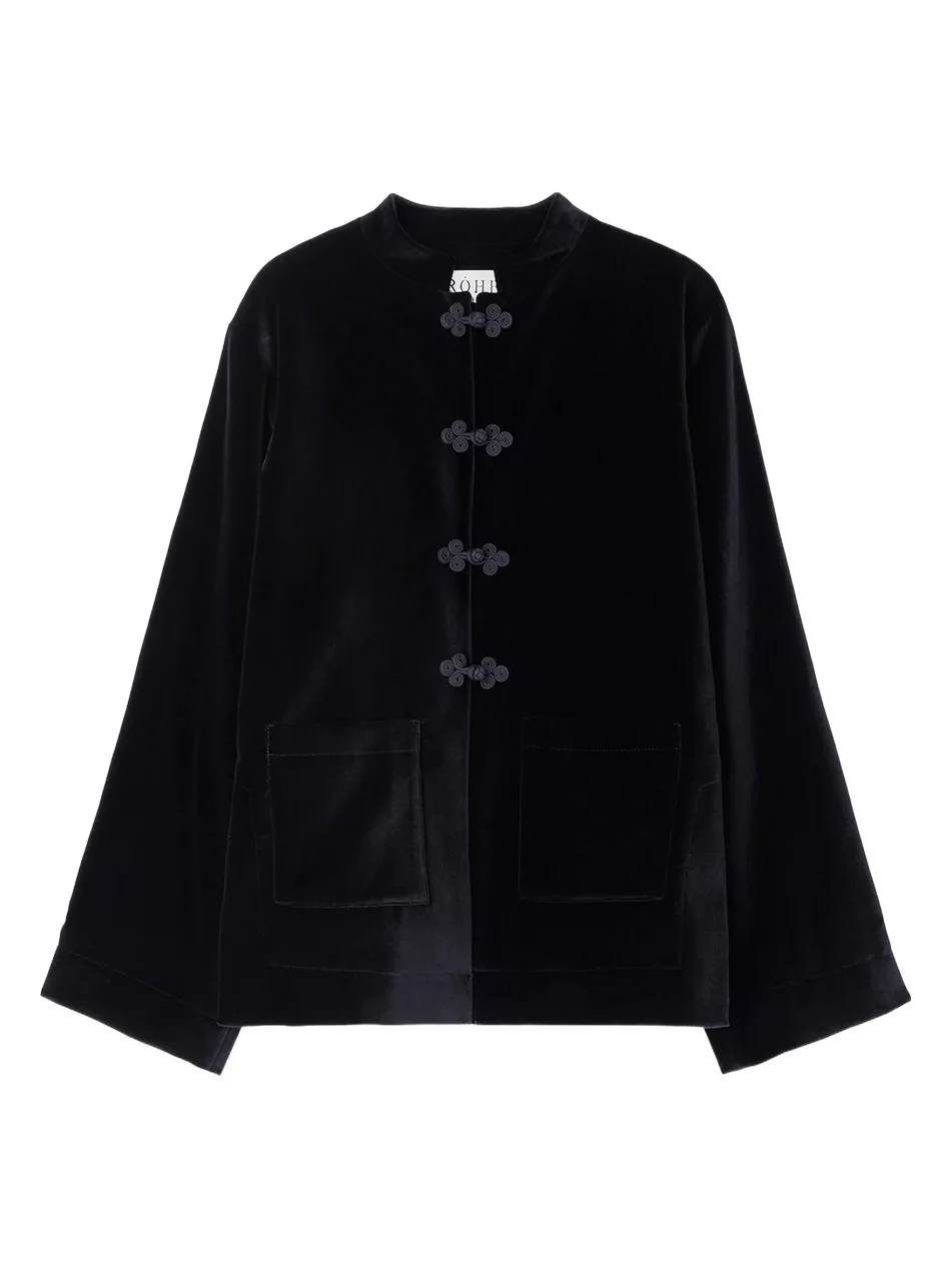 Women's Pankou Knot Velvet Jacket Women's Pankou Knot Velvet Jacket