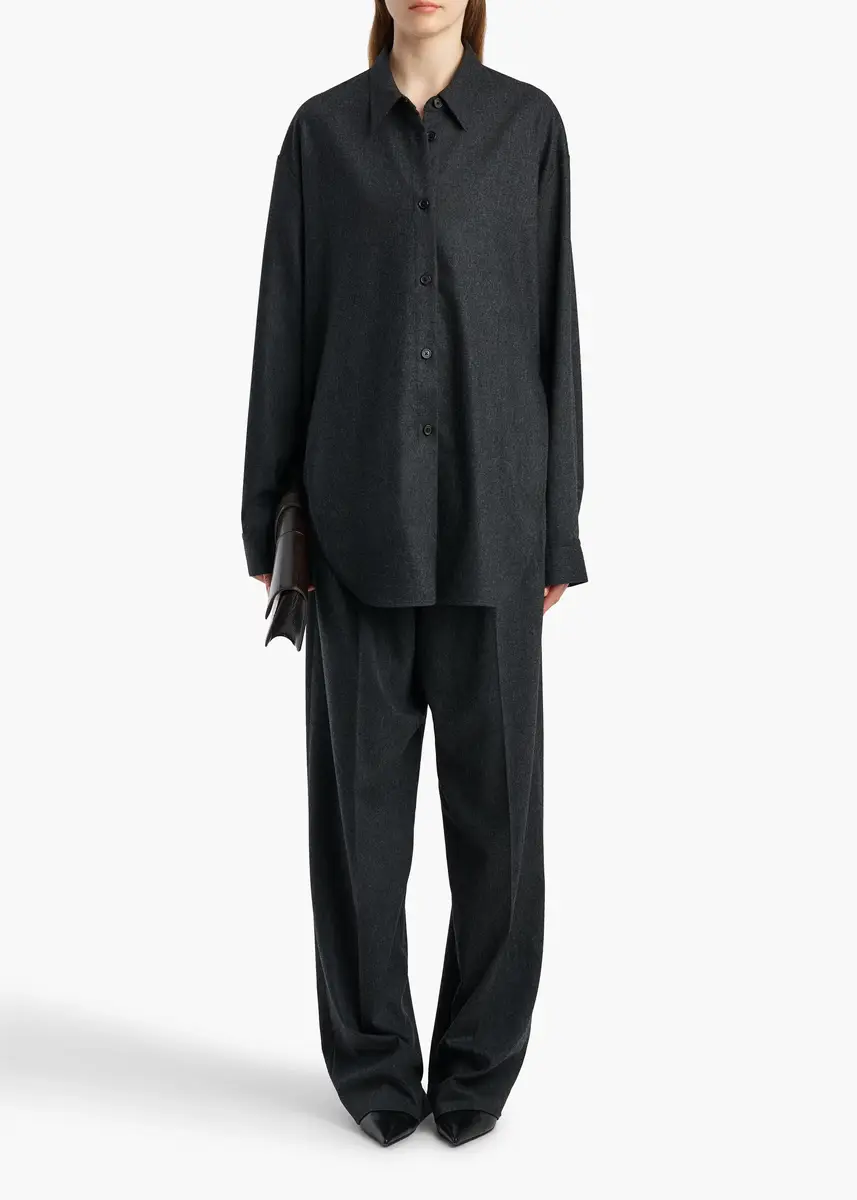 Khaite Goya Top In Charcoal | Thumbnail 2 Khaite Goya Top In Charcoal | Thumbnail 2