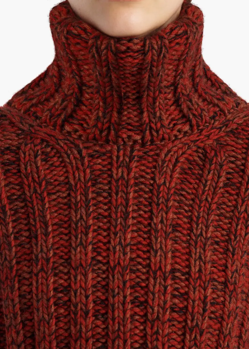 Khaite Kelly Sweater In Rust | Thumbnail 5 Khaite Kelly Sweater In Rust | Thumbnail 5