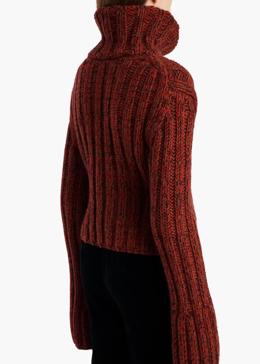 Khaite Kelly Sweater In Rust | Thumbnail 6 Khaite Kelly Sweater In Rust | Thumbnail 6