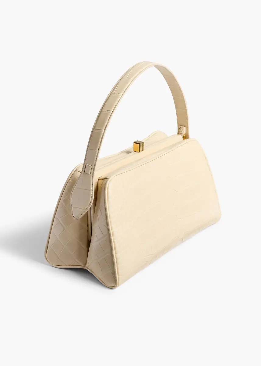 Khaite Cate Bag In Champagne Alligator | Thumbnail 2 Khaite Cate Bag In Champagne Alligator | Thumbnail 2
