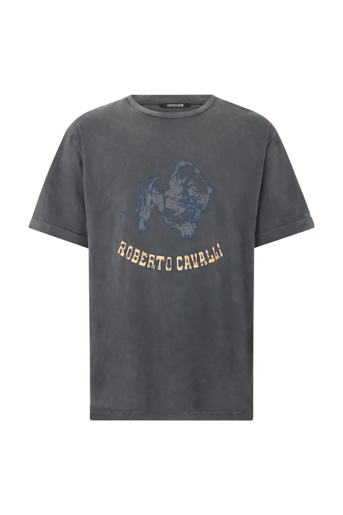Roberto Cavalli Grey T-Shirt