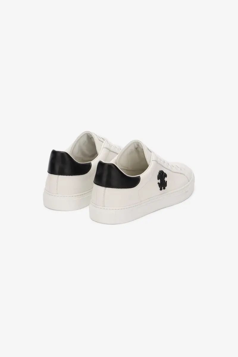 Roberto Cavalli Leather Sneaker With Monogram RC | Thumbnail 3 Roberto Cavalli Leather Sneaker With Monogram RC | Thumbnail 3