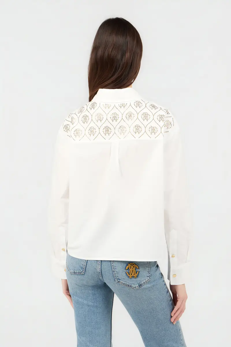 Roberto Cavalli White Shirt | Thumbnail 3 Roberto Cavalli White Shirt | Thumbnail 3