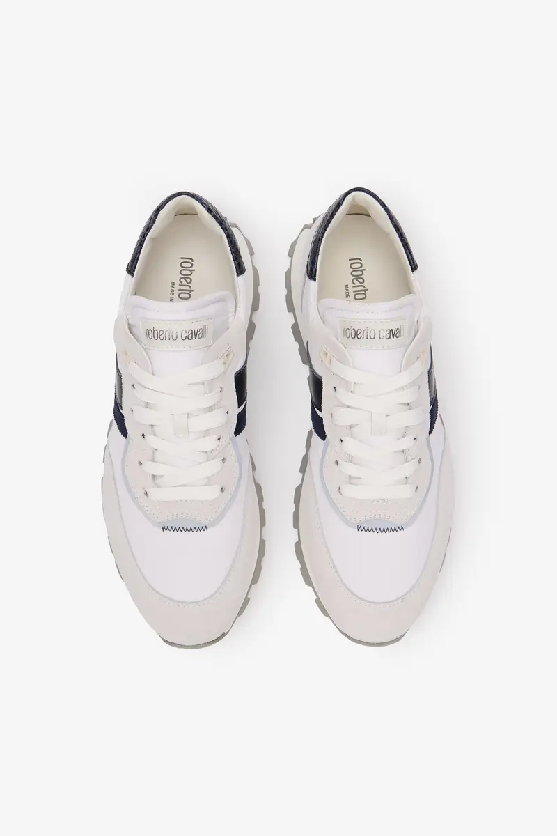 Roberto Cavalli White Sneakers With RC Logo | Thumbnail 4 Roberto Cavalli White Sneakers With RC Logo | Thumbnail 4