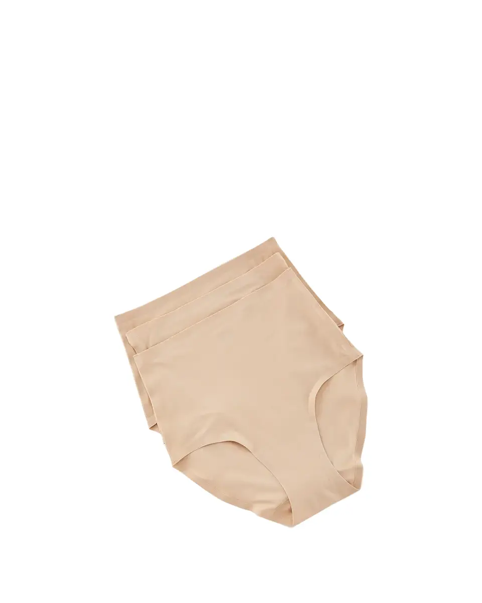 Chantelle Soft Stretch High-Waist Seamless Regular Briefs - 3 Pack | Thumbnail 2 Chantelle Soft Stretch High-Waist Seamless Regular Briefs - 3 Pack | Thumbnail 2