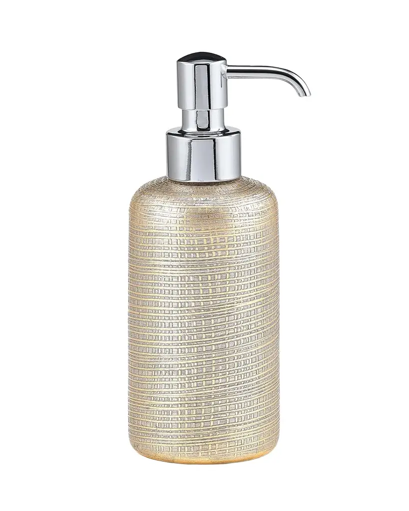 Labrazel Woven Metallic Pump Dispenser with Nickel Polished Top