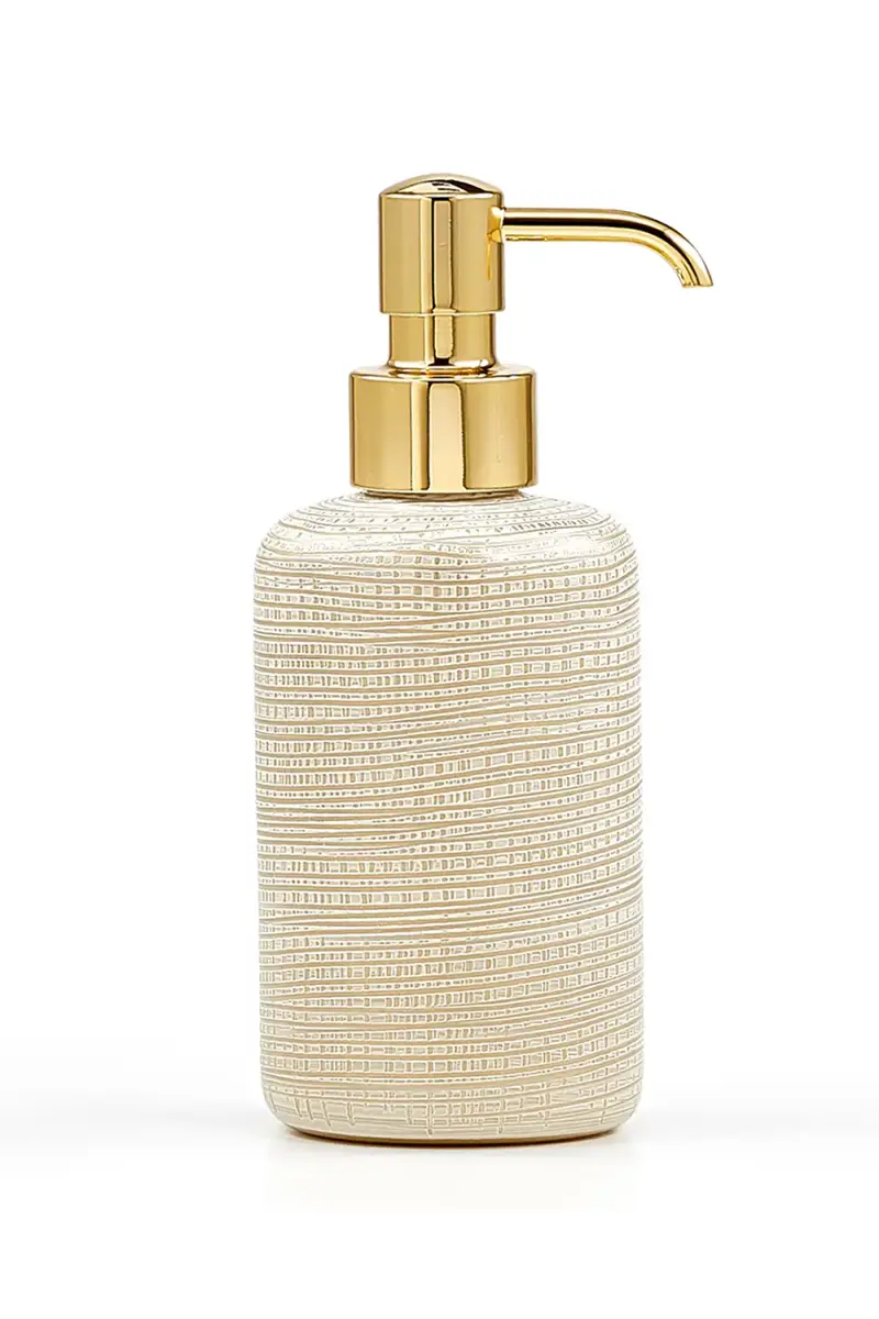 Labrazel Woven Pump Dispenser, Gold | Thumbnail 2
