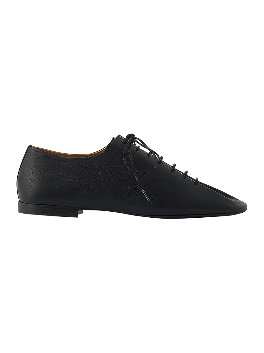 Leather Lace-Up Derby Loafers Leather Lace-Up Derby Loafers