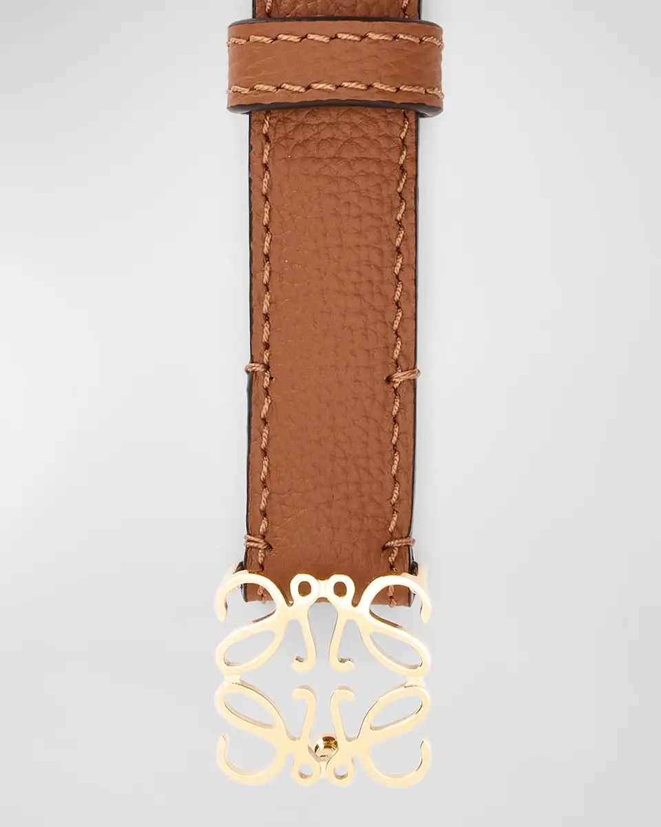 Loewe Anagram Leather Belt | Thumbnail 2 Loewe Anagram Leather Belt | Thumbnail 2