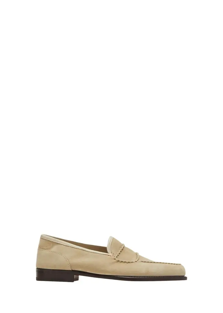 Men's Bath Suede Penny Loafers Men's Bath Suede Penny Loafers