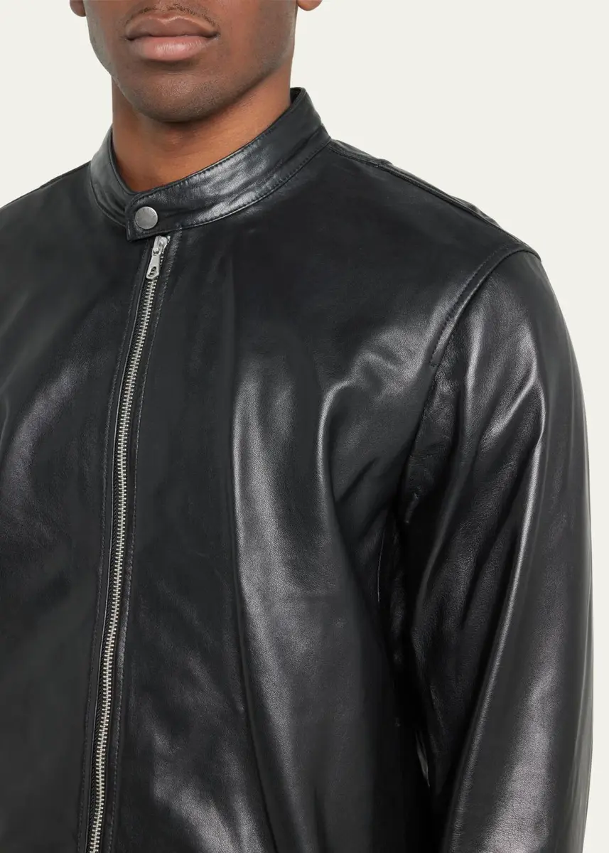 rag & bone Men's Archive Cafe Racer Leather Jacket | Thumbnail 5 rag & bone Men's Archive Cafe Racer Leather Jacket | Thumbnail 5