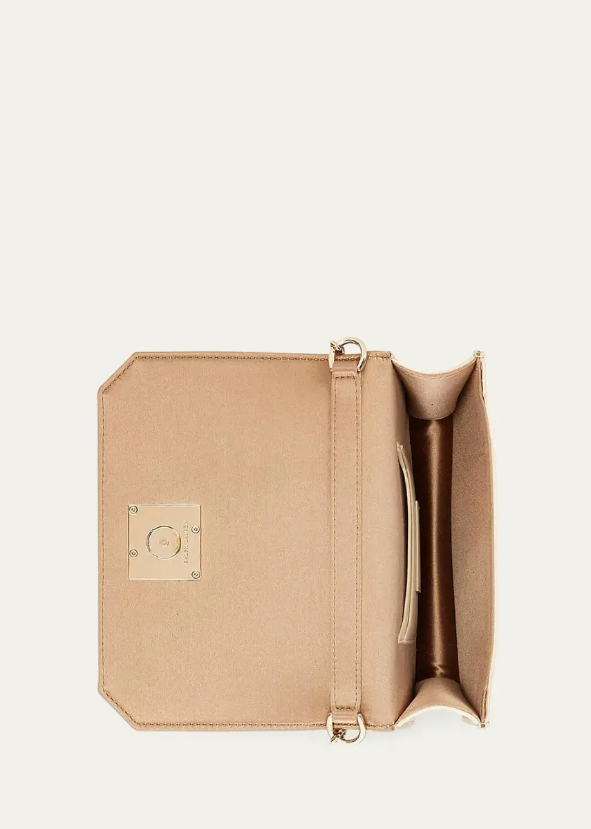 Ralph Lauren Collection RL 888 Mini Satin Chain Crossbody Bag | Thumbnail 4 Ralph Lauren Collection RL 888 Mini Satin Chain Crossbody Bag | Thumbnail 4
