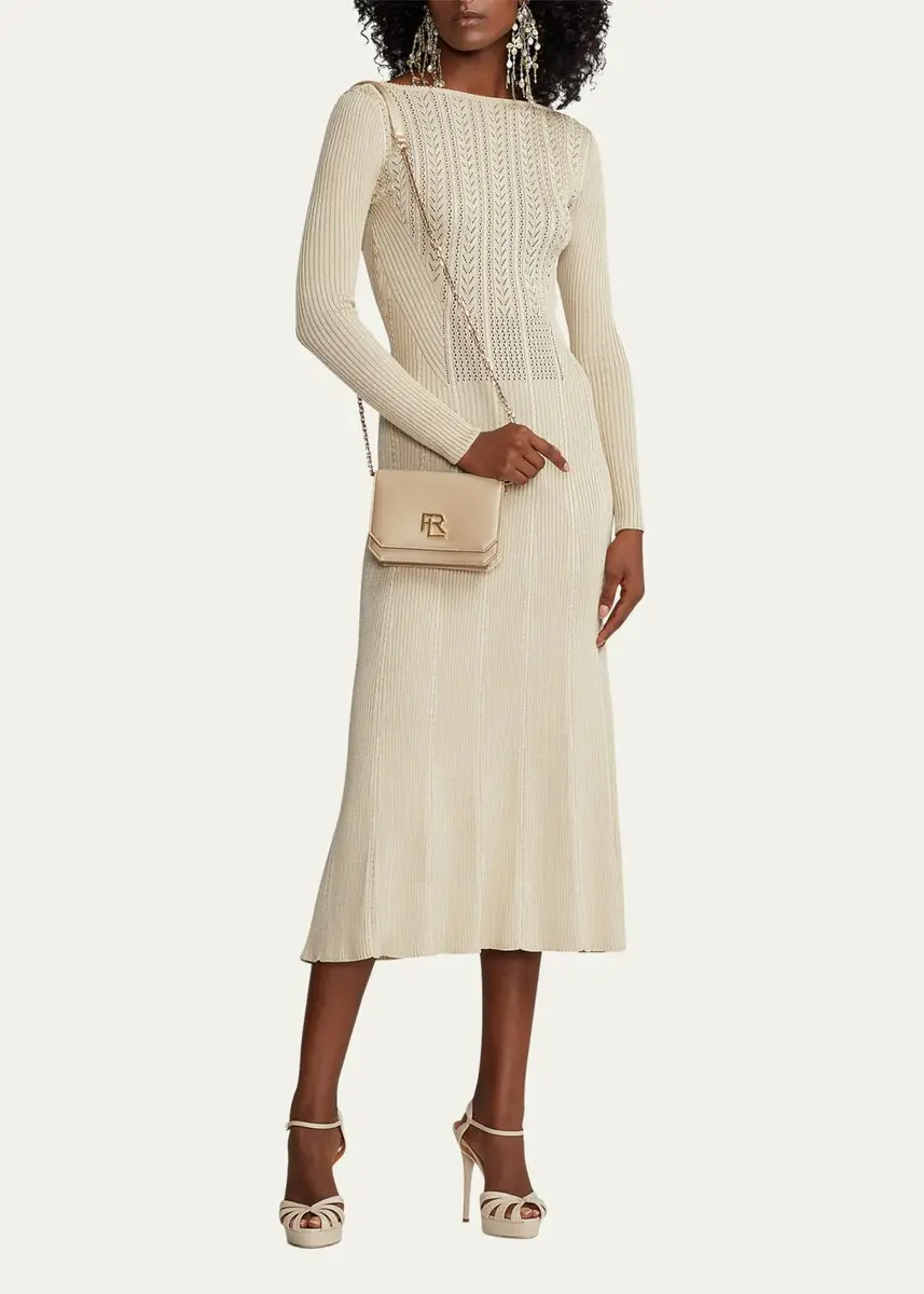 Ralph Lauren Collection RL 888 Mini Satin Chain Crossbody Bag | Thumbnail 5 Ralph Lauren Collection RL 888 Mini Satin Chain Crossbody Bag | Thumbnail 5