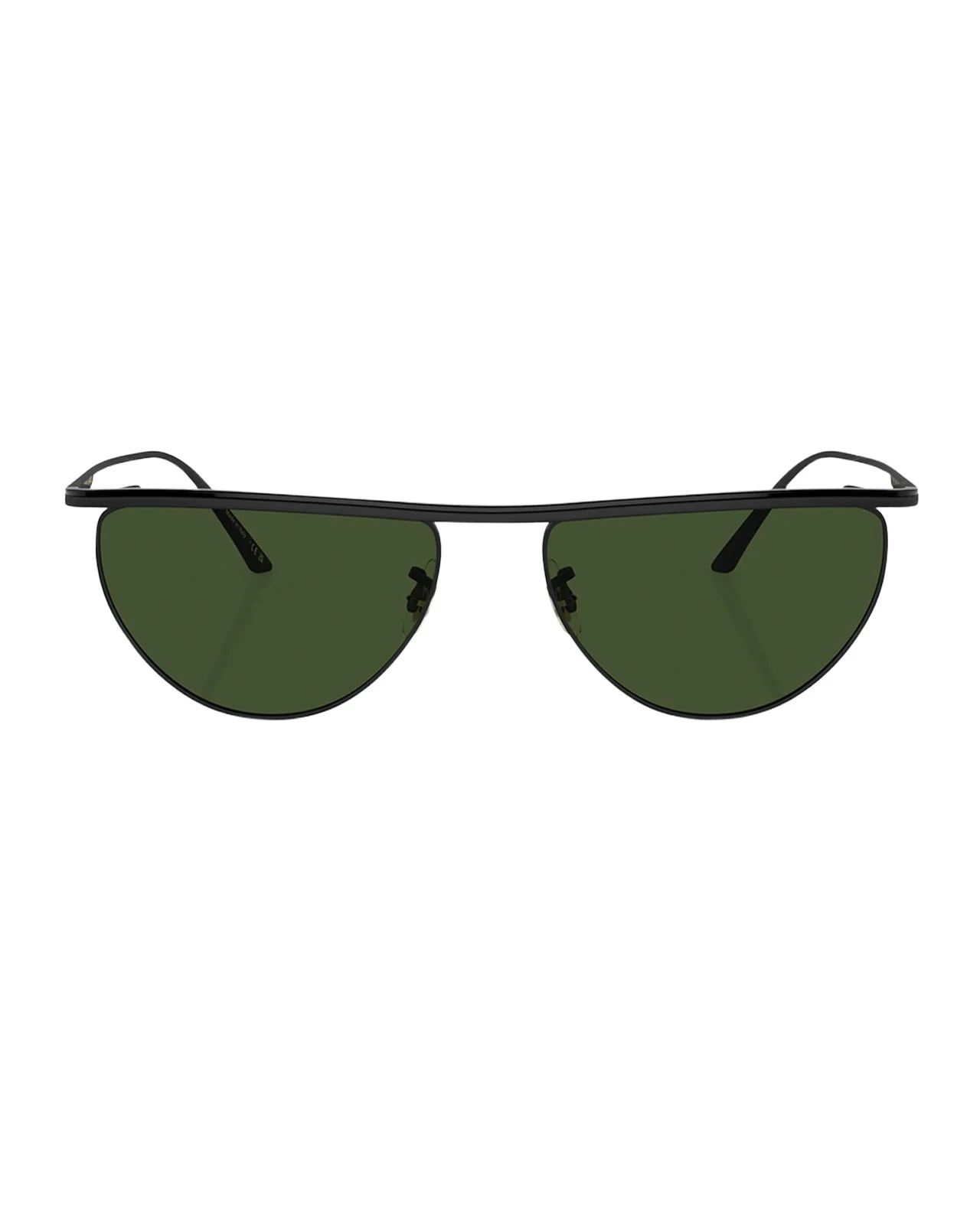 Khaite x Oliver Peoples Sleek Metal Windsor Rim Sunglasses