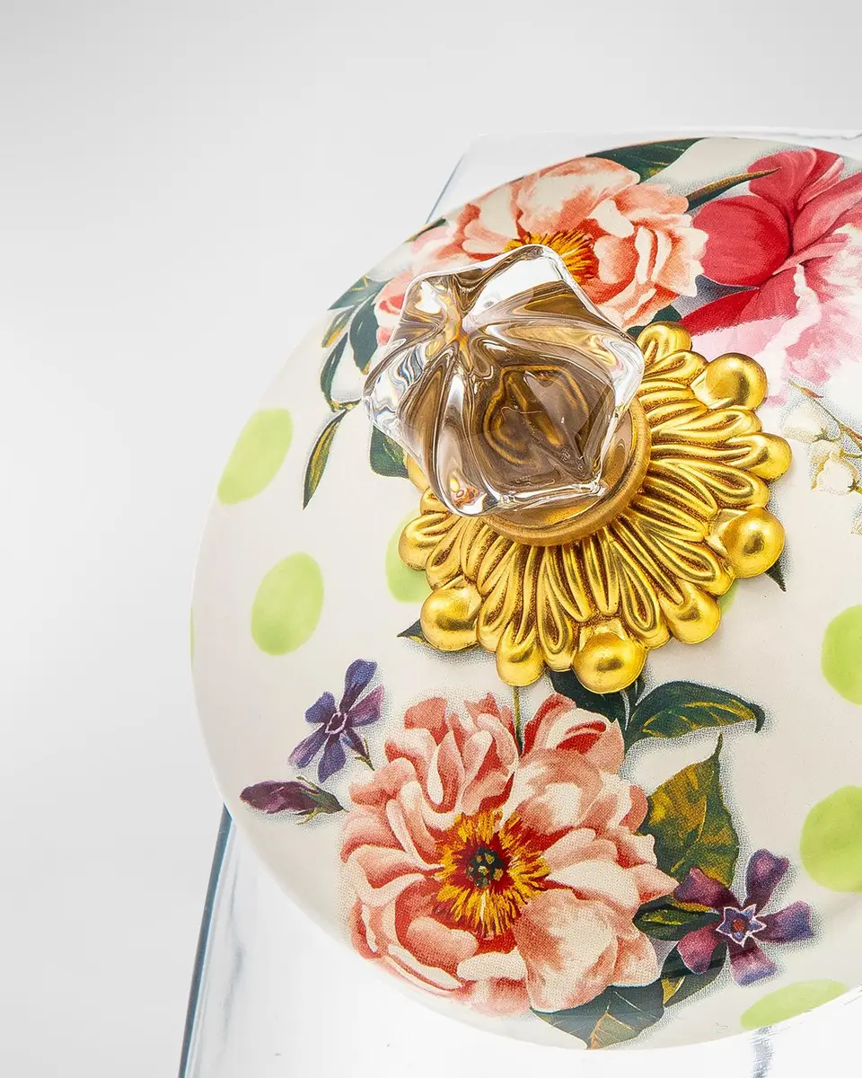 MacKenzie-Childs Cookie Jar with Wildflowers Enamel Lid | Thumbnail 2 MacKenzie-Childs Cookie Jar with Wildflowers Enamel Lid | Thumbnail 2